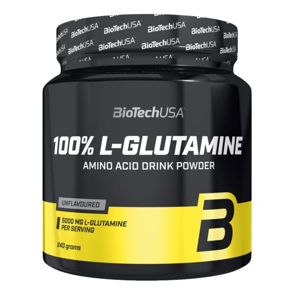 Глютамин 100% L-Glutamine от BioTechUSA (240 гр)