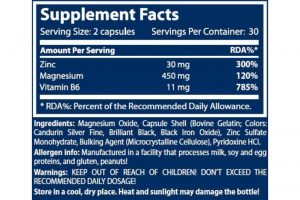 состав для ZMB6 от Scitec Nutrition (60 капсул)