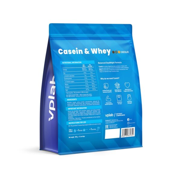 9b0cfe0378dff519f4bd57d442ab80ba CASEIN & WHEY от VPLAB (500 грамм)