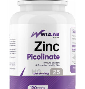 Zinc Picolinate 25 mg от WizLab(120 капсул)